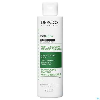 Sie sehen eine Packung Shampoon Vichy/dercos Psolution Anti-schuppen Psoriasis 200ml, Produktbild: 04 Shampoon Vichy/dercos Psolution Anti-schuppen Psoriasis 200ml, A-Nr.: 5429713 - 04
