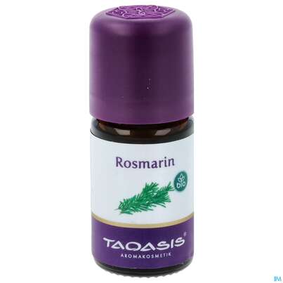 Sie sehen eine Packung Aetherische Oele Taoasis Bio Rosmarin 5ml, Produktbild: 01 Aetherische Oele Taoasis Bio Rosmarin 5ml, A-Nr.: 4910957 - 01