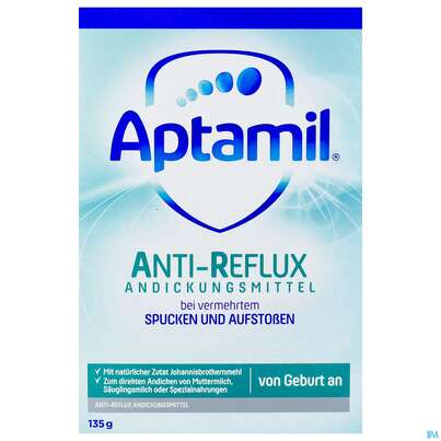Sie sehen eine Packung Aptamil Andickungsmittel Anti-reflux 135g, Produktbild: 01 Aptamil Andickungsmittel Anti-reflux 135g, A-Nr.: 4099544 - 01