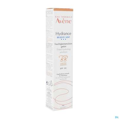 Sie sehen eine Packung Avene Hydrance Bb F30 Leicht 40ml, Produktbild: 02 Avene Hydrance Bb F30 Leicht 40ml, A-Nr.: 5179050 - 02