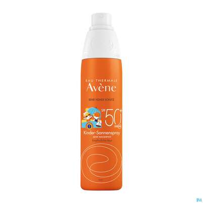 Sie sehen eine Packung Avène Kinder-sonnenspray Spf 50+ 200ml, Produktbild: 07 Avène Kinder-sonnenspray Spf 50+ 200ml, A-Nr.: 3208066 - 07