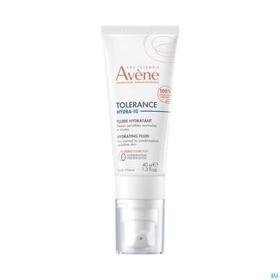 Sie sehen eine Packung Avene Tolerance/hydra-10 Fluid 40ml, Produktbild: 03 Avene Tolerance/hydra-10 Fluid 40ml, A-Nr.: 5675659 - 03