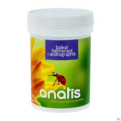 Sie sehen eine Packung Baikal Helmkraut Kapseln +andrographis Anatis 90st, Produktbild: 02 Baikal Helmkraut Kapseln +andrographis Anatis 90st, A-Nr.: 5372746 - 02