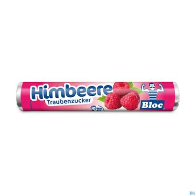 Bloc Traubenzucker Rollen Himbeere 42g, A-Nr.: 0753225 - 01