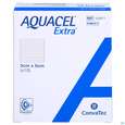 Sie sehen eine Packung Convatec Aquacel Extra 5x5 Cm, Produktbild: 01 Convatec Aquacel Extra 5x5 Cm, A-Nr.: 3972850 - 01