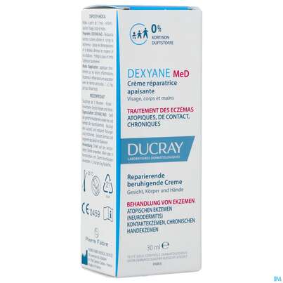 Sie sehen eine Packung Ducray Dexyane Med Creme Neu 30ml, Produktbild: 06 Ducray Dexyane Med Creme Neu 30ml, A-Nr.: 5676417 - 06