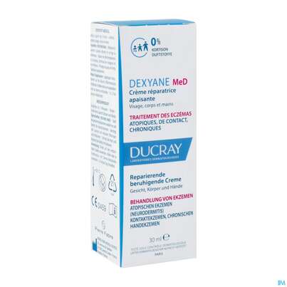 Sie sehen eine Packung Ducray Dexyane Med Creme Neu 30ml, Produktbild: 05 Ducray Dexyane Med Creme Neu 30ml, A-Nr.: 5676417 - 05