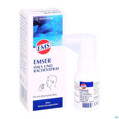 Sie sehen eine Packung Emser Hals +rachenspray 20ml, Produktbild: 05 Emser Hals +rachenspray 20ml, A-Nr.: 3487942 - 05