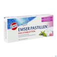 Sie sehen eine Packung Emser Pastillen Zuckerfrei Salbei 30st, Produktbild: 02 Emser Pastillen Zuckerfrei Salbei 30st, A-Nr.: 4109372 - 02