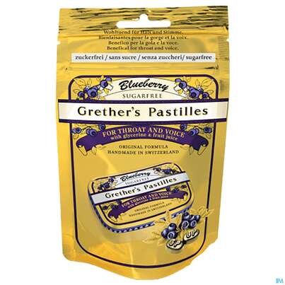 Grether's Pastilles Blueberry Zuckerfrei 100g, A-Nr.: 4276058 - 01
