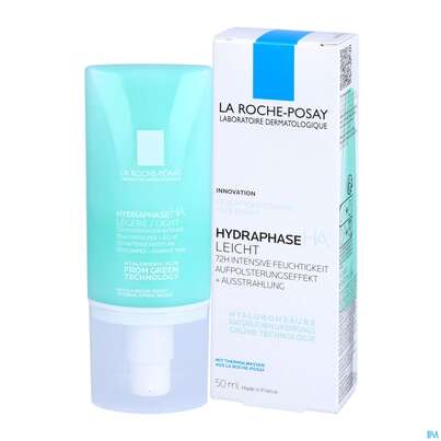 Sie sehen eine Packung La Roche Posay Gesichtspflege Hydraphase/ha Leicht Normale Haut 50ml, Produktbild: 04 La Roche Posay Gesichtspflege Hydraphase/ha Leicht Normale Haut 50ml, A-Nr.: 5388919 - 04