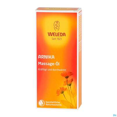 Sie sehen eine Packung Massage Oel -weleda +arnika 200ml, Produktbild: 05 Massage Oel -weleda +arnika 200ml, A-Nr.: 3621323 - 05