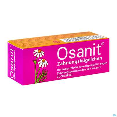 Sie sehen eine Packung Osanit Zahnungskügelchen 7,5g, Produktbild: 04 Osanit Zahnungskügelchen 7,5g, A-Nr.: 3533719 - 04