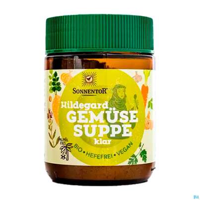 Sie sehen eine Packung Sonnentor Bio Gemuesesuppe Klar Im Glas 01420 120g, Produktbild: 02 Sonnentor Bio Gemuesesuppe Klar Im Glas 01420 120g, A-Nr.: 4389644 - 02