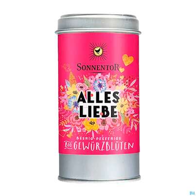 Sonnentor Bio Gewuerzbluetenmischung Alles Liebe Streudose 07738 30g, A-Nr.: 3309896 - 02