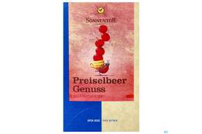 Sonnentor Fruechtetee/bio Preiselbeer Genuss 02237 18st, A-Nr.: 3574836 - 01