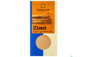Sonnentor Gewuerz/bio Zimt Ceylon Gemahlen 00734 40g, A-Nr.: 3391001 - 01