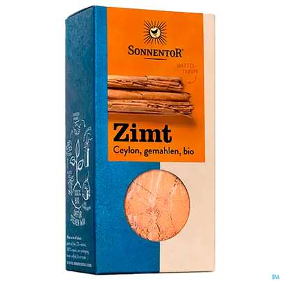 Sie sehen eine Packung Sonnentor Gewuerz/bio Zimt Ceylon Gemahlen 00734 40g, Produktbild: 03 Sonnentor Gewuerz/bio Zimt Ceylon Gemahlen 00734 40g, A-Nr.: 3391001 - 03