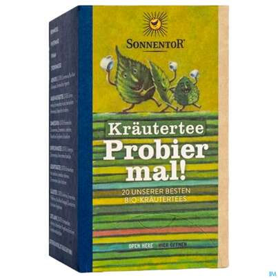 Sonnentor Kraeutertee Doppelkammmerbeutel Probier Mal 02621 20st, A-Nr.: 5053797 - 04