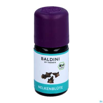 Sie sehen eine Packung Taoasis Baldini Bioaroma Nelkenbluete 5ml, Produktbild: 03 Taoasis Baldini Bioaroma Nelkenbluete 5ml, A-Nr.: 4621207 - 03