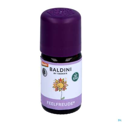 Sie sehen eine Packung Taoasis Baldini Feelfreude Demeter 5ml, Produktbild: 01 Taoasis Baldini Feelfreude Demeter 5ml, A-Nr.: 4330438 - 01