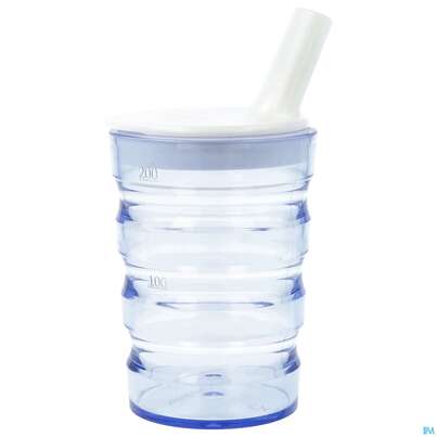 Sie sehen eine Packung Trinkbecher Anatomisch +deckel 12mm Glasklar 1st, Produktbild: 01 Trinkbecher Anatomisch +deckel 12mm Glasklar 1st, A-Nr.: 1367599 - 01