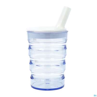 Sie sehen eine Packung Trinkbecher Anatomisch +deckel 12mm Glasklar 1st, Produktbild: 02 Trinkbecher Anatomisch +deckel 12mm Glasklar 1st, A-Nr.: 1367599 - 02