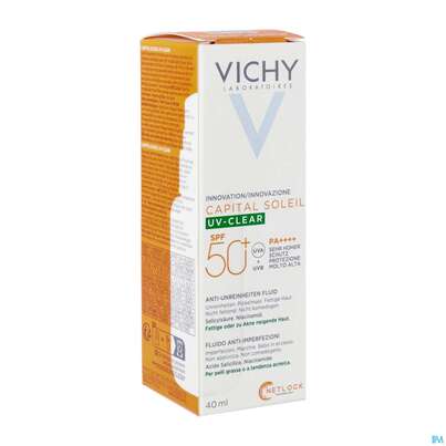 Sonnenprodukte Vichy/capital Soleil Uv-clear Lsf50+ 40ml, A-Nr.: 5672891 - 02