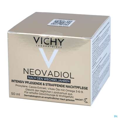 Sie sehen eine Packung Vichy Neovadiol Nach Den Wechseljahren Nacht 50ml, Produktbild: 02 Vichy Neovadiol Nach Den Wechseljahren Nacht 50ml, A-Nr.: 5428406 - 02