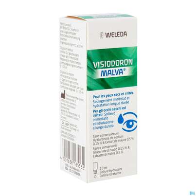 Sie sehen eine Packung Augentropfen Visiodoron Malva 10ml, Produktbild: 02 Augentropfen Visiodoron Malva 10ml, A-Nr.: 5464460 - 02