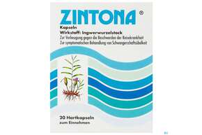 Sie sehen eine Packung Zintona Kapseln 20st, Produktbild: 01 Zintona Kapseln 20st, A-Nr.: 1041047 - 01