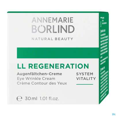 Sie sehen eine Packung Boerlind Ll Regeneration Augenfaeltchen-creme 7 30ml, Produktbild: 02 Boerlind Ll Regeneration Augenfaeltchen-creme 7 30ml, A-Nr.: 0883896 - 02