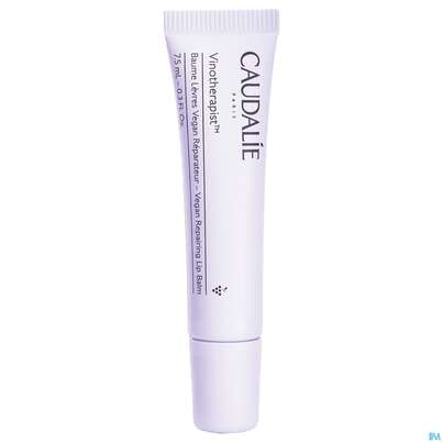 Sie sehen eine Packung Caudalie Veganer Reparierender Lippenbalsam 7,5ml, Produktbild: 02 Caudalie Veganer Reparierender Lippenbalsam 7,5ml, A-Nr.: 5715637 - 02