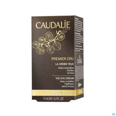 Sie sehen eine Packung Caudalie Premier Cru Augencreme 15ml, Produktbild: 02 Caudalie Premier Cru Augencreme 15ml, A-Nr.: 3492587 - 02