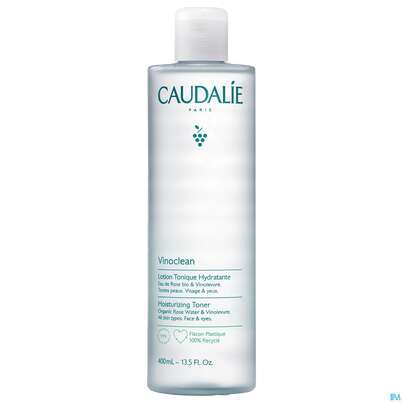 Sie sehen eine Packung Caudalie Vinoclean Gesichtstonic Feuchtigkeit 400ml, Produktbild: 01 Caudalie Vinoclean Gesichtstonic Feuchtigkeit 400ml, A-Nr.: 5413669 - 01