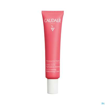 Sie sehen eine Packung Caudalie Vinosource/hydra S.o.s Creme Intensive Feuchtigkeit 40ml, Produktbild: 02 Caudalie Vinosource/hydra S.o.s Creme Intensive Feuchtigkeit 40ml, A-Nr.: 4892389 - 02