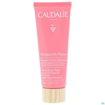 Sie sehen eine Packung Caudalie Vinosource/hydra Feuchtigkeitsspendende Crememaske 75ml, Produktbild: 02 Caudalie Vinosource/hydra Feuchtigkeitsspendende Crememaske 75ml, A-Nr.: 4896051 - 02