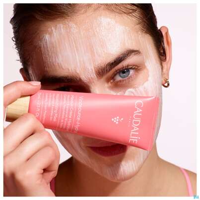 Sie sehen eine Packung Caudalie Vinosource/hydra Feuchtigkeitsspendende Crememaske 75ml, Produktbild: 07 Caudalie Vinosource/hydra Feuchtigkeitsspendende Crememaske 75ml, A-Nr.: 4896051 - 07