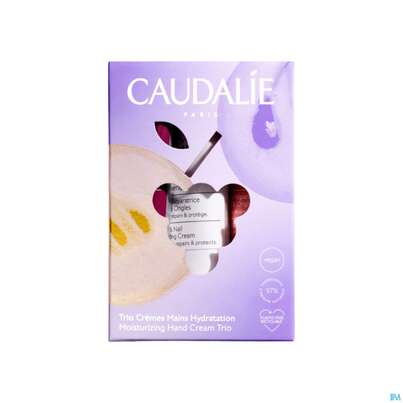 Sie sehen eine Packung Caudalie Xmas Handcreme Trio 90ml, Produktbild: 01 Caudalie Xmas Handcreme Trio 90ml, A-Nr.: 5761867 - 01