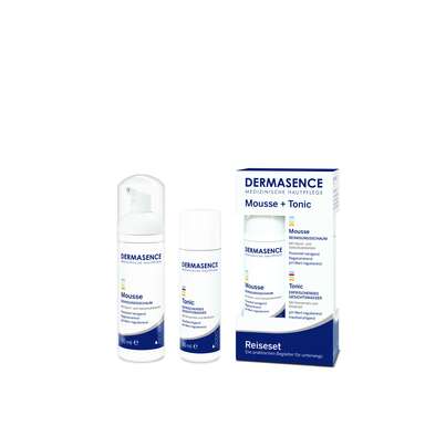Dermasence Reiseset Mousse Reinigungsschaum &amp; Tonic Gesichtswasser, A-Nr.: 3847292 - 01