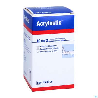 Sie sehen eine Packung Acrylastic 2,5mx10cm Nr 269900 1st, Produktbild: 02 Acrylastic 2,5mx10cm Nr 269900 1st, A-Nr.: 2682251 - 02
