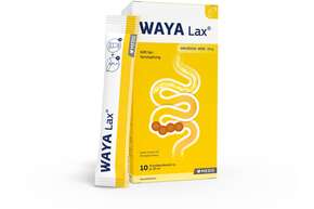 Sie sehen eine Packung WAYA Lax 10 Einzeldosisbeuteln, Produktbild: 01 WAYA Lax 10 Einzeldosisbeuteln, A-Nr.: 5885279 - 01