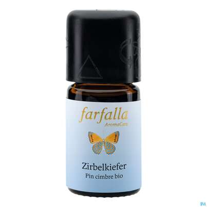 Sie sehen eine Packung Aetherische Oele Farfalla Wildsammlung/bio Zirbelkiefer 5ml, Produktbild: 01 Aetherische Oele Farfalla Wildsammlung/bio Zirbelkiefer 5ml, A-Nr.: 4866328 - 01