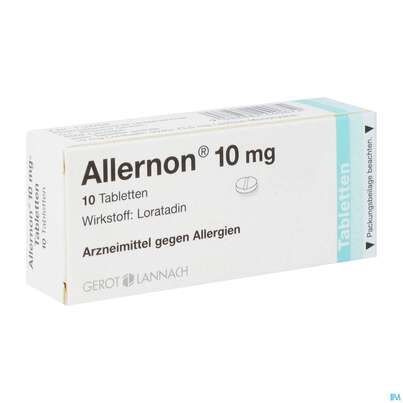 Allernon Tabl 10mg 10st, A-Nr.: 2440677 - 02