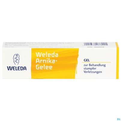 Sie sehen eine Packung Arnica Gel Weleda 25g, Produktbild: 01 Arnica Gel Weleda 25g, A-Nr.: 3446340 - 01