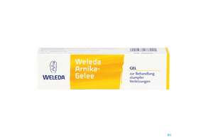 Sie sehen eine Packung Arnica Gel Weleda 25g, Produktbild: 01 Arnica Gel Weleda 25g, A-Nr.: 3446340 - 01