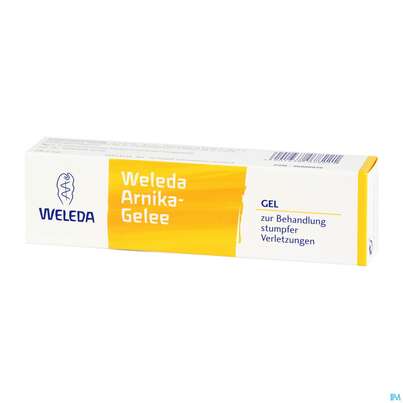 Sie sehen eine Packung Arnica Gel Weleda 25g, Produktbild: 03 Arnica Gel Weleda 25g, A-Nr.: 3446340 - 03