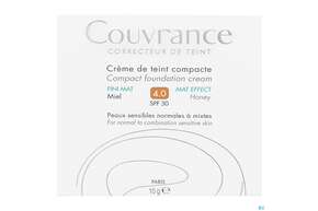 Avène Couvrance Kompakt Creme-make-up Mattierend Honig 10g, A-Nr.: 2594966 - 01