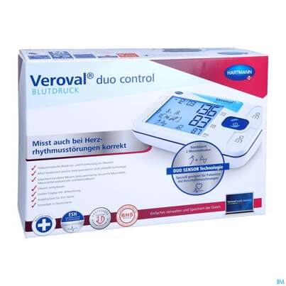 Sie sehen eine Packung Blutdruckmesser Veroval Diagnostik Duo Control Manschette 22-32 Cm 1st, Produktbild: 05 Blutdruckmesser Veroval Diagnostik Duo Control Manschette 22-32 Cm 1st, A-Nr.: 4897168 - 05
