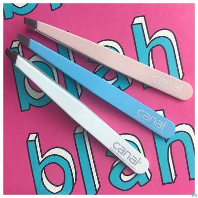 Sie sehen eine Packung Pinzetten Canal Rostfrei/schraeg 9cm Weiss 2301- 1st, Produktbild: 02 Pinzetten Canal Rostfrei/schraeg 9cm Weiss 2301- 1st, A-Nr.: 4786144 - 02